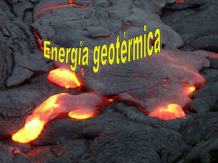 Concepto de energía geotérmica