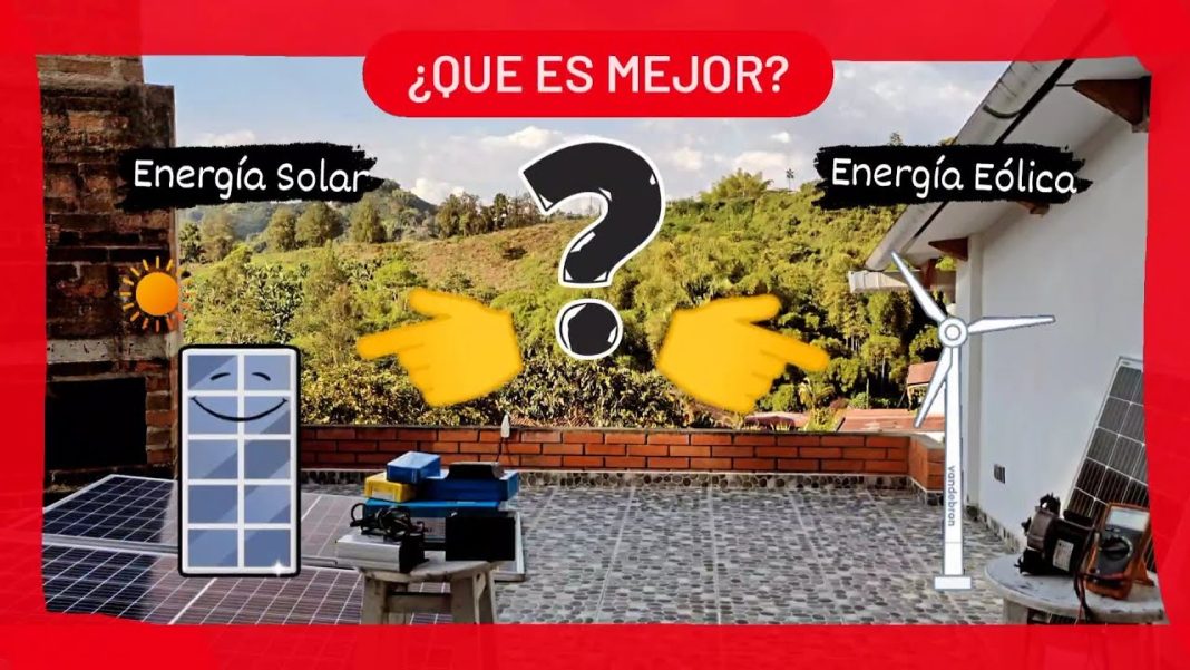 Comparativa entre energía solar y energía eólica