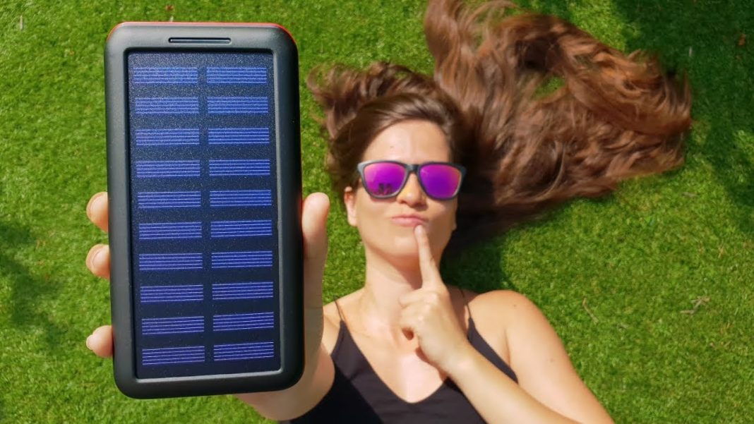 El uso de la energía solar en la carga de dispositivos móviles