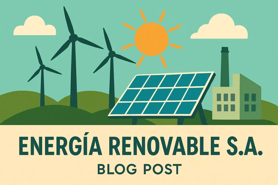 Energía Renovable S.A.: Innovación y Sostenibilidad para un Futuro Verde