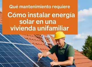 Cómo instalar energía solar en una vivienda unifamiliar: qué mantenimiento requiere paso a paso qué mantenimiento requiere Cómo instalar energía solar en una vivienda unifamiliar
