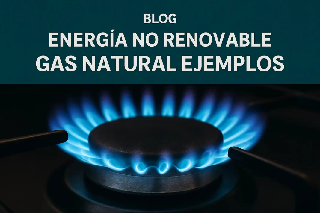 Ejemplos de Energía No Renovable: Gas Natural y su Uso en la Industria