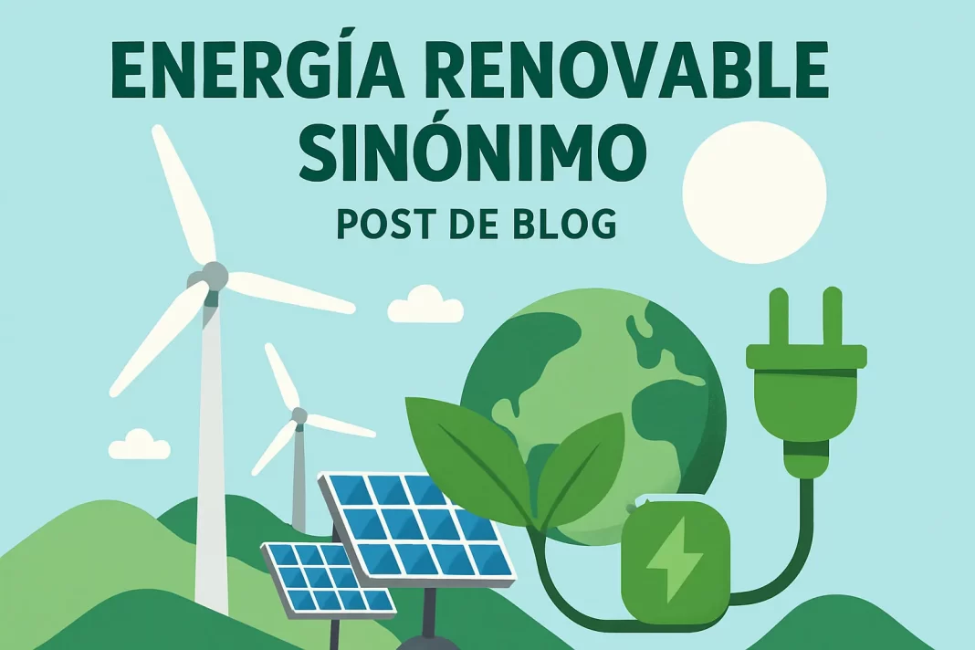 energia renovable sinonimo