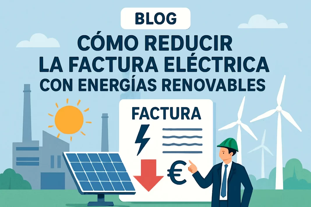 cómo se usa en el sector industrial Cómo reducir la factura eléctrica con energías renovables