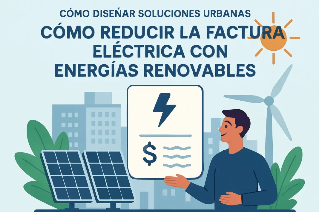 cómo diseñar soluciones urbanas con Cómo reducir la factura eléctrica con energías renovables