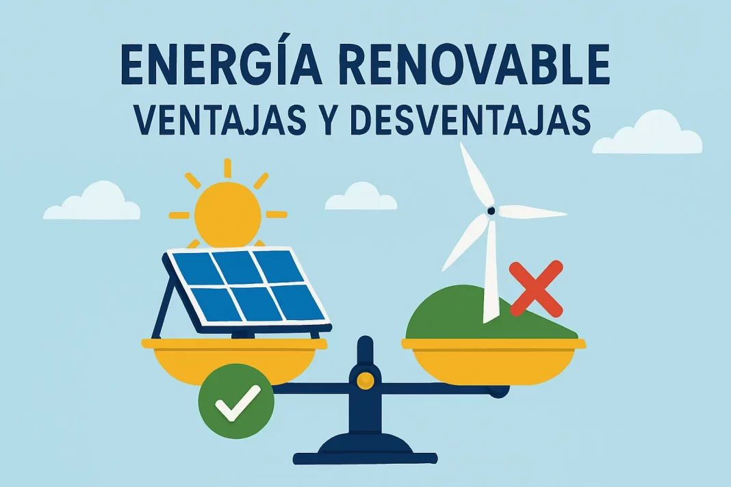 energía renovable ventajas y desventajas