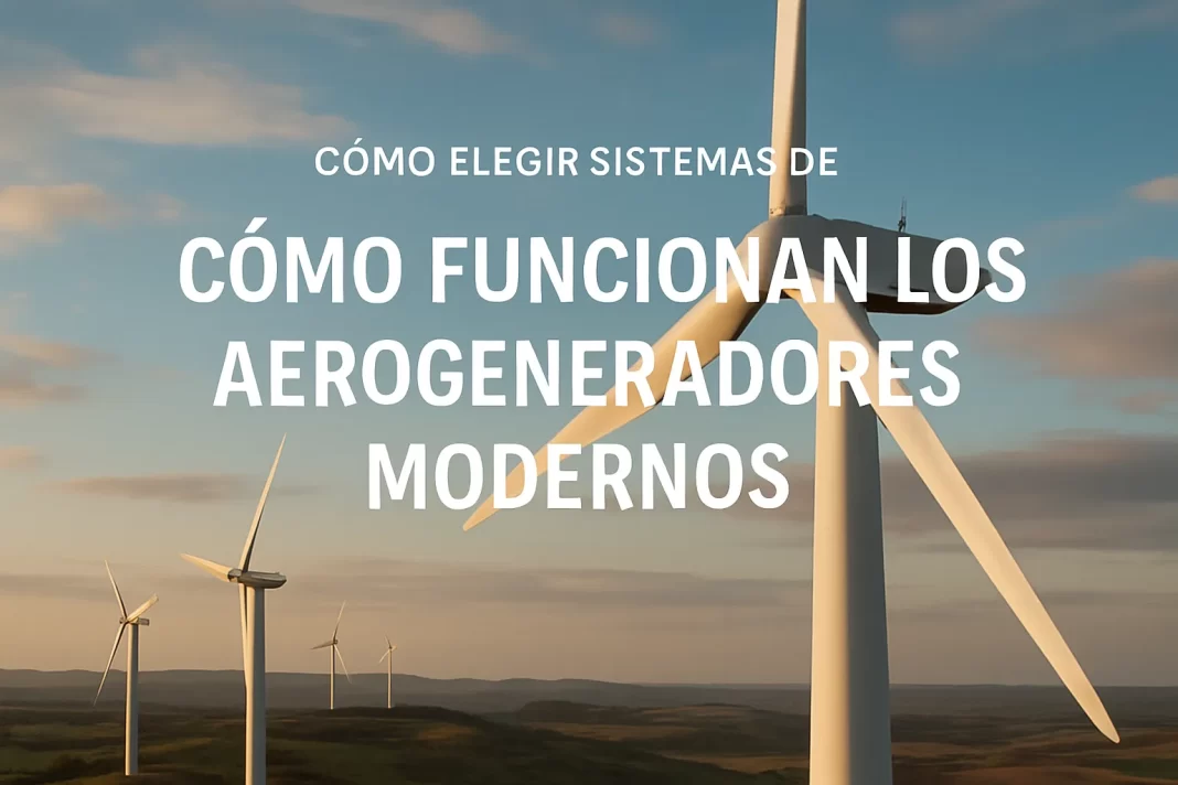 cómo elegir sistemas de Cómo funcionan los aerogeneradores modernos