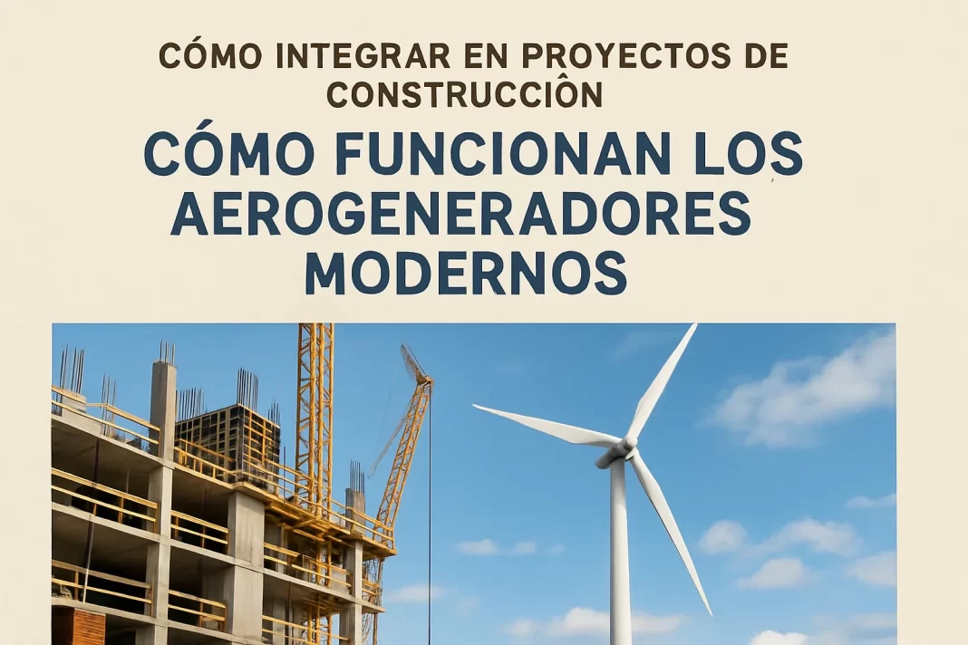 Cómo integrar aerogeneradores modernos en proyectos de construcción: guía completa
