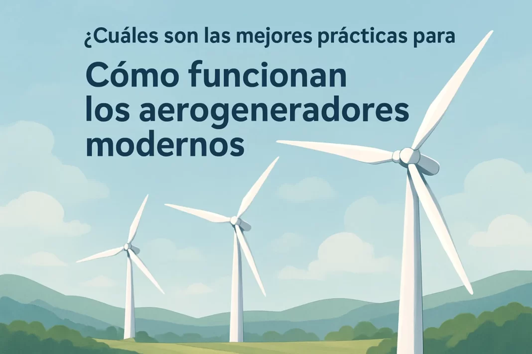 cuáles son las mejores prácticas para Cómo funcionan los aerogeneradores modernos