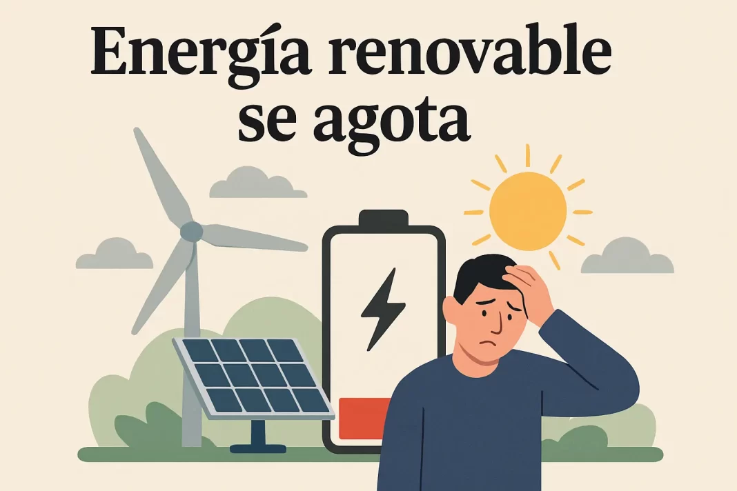 energia renovable se agota
