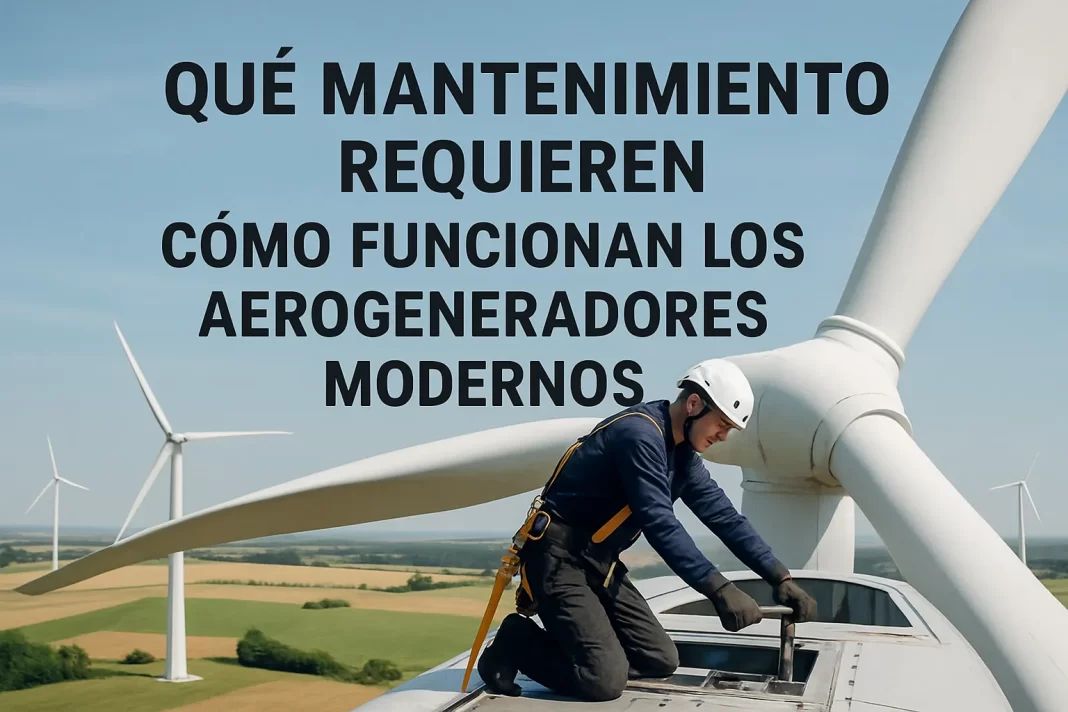 Qué mantenimiento requiere y cómo funcionan los aerogeneradores modernos: guía completa