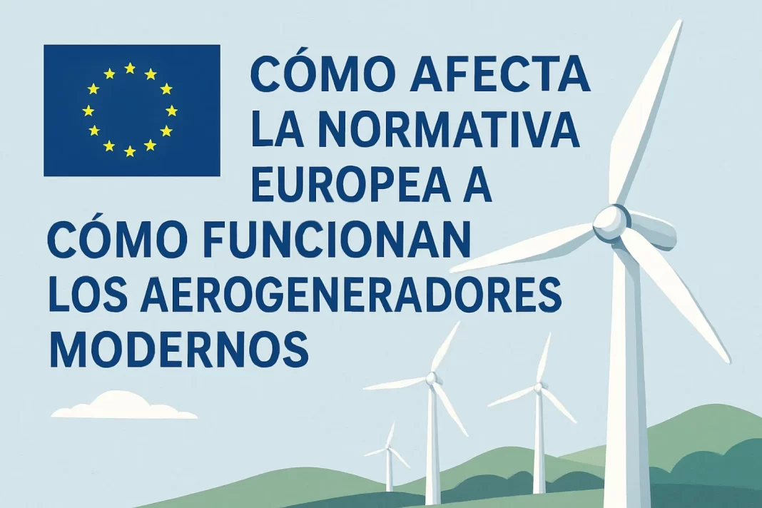 Cómo afecta la normativa europea a cómo funcionan los aerogeneradores modernos: guía completa