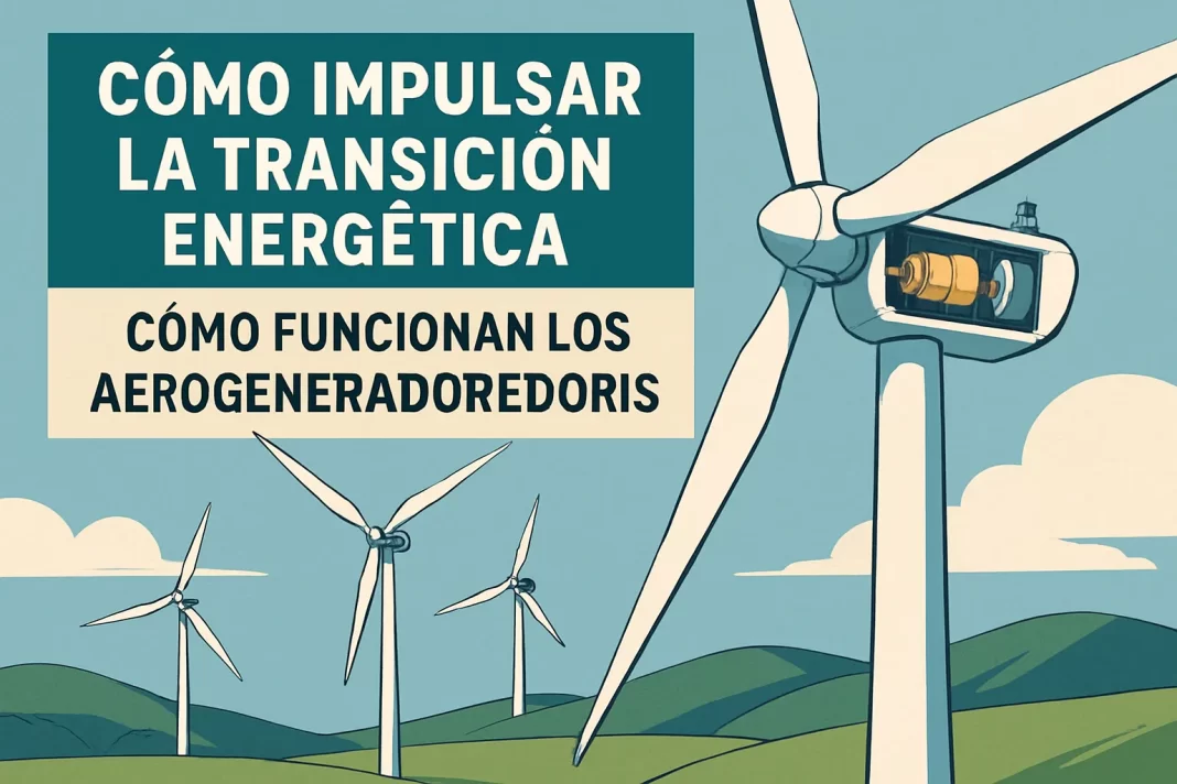 cómo impulsar la transición energética con Cómo funcionan los aerogeneradores modernos