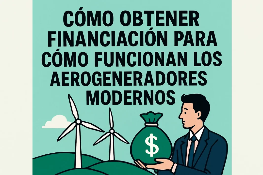 cómo obtener financiación para Cómo funcionan los aerogeneradores modernos