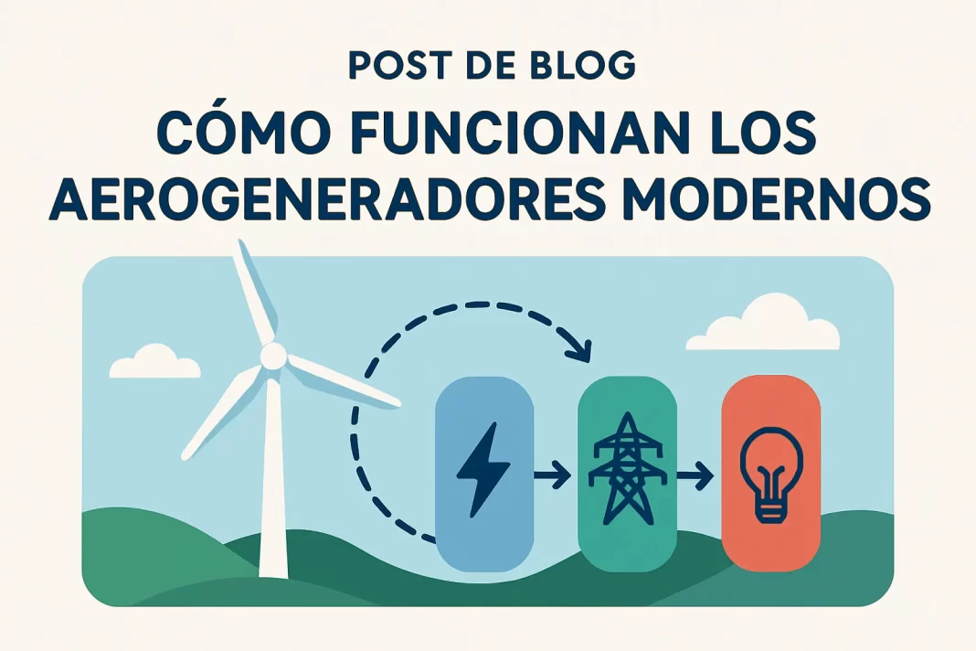 cómo se distribuye la producción de Cómo funcionan los aerogeneradores modernos