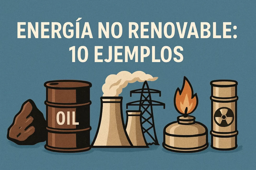 energia no renovable 10 ejemplos
