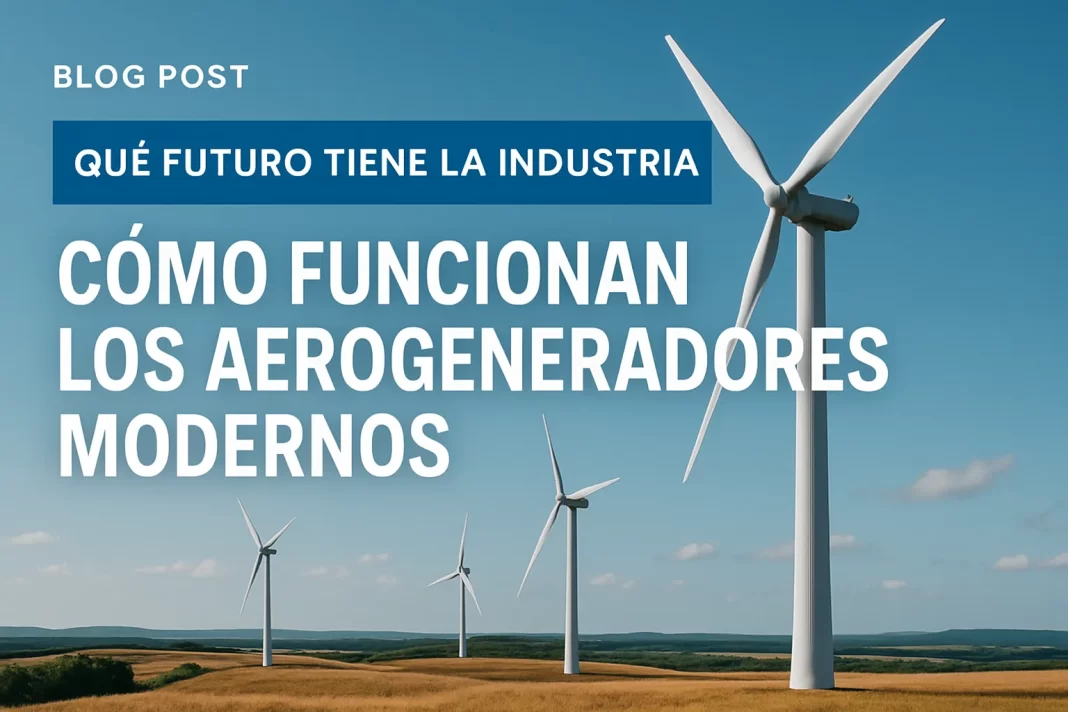 Qué futuro tiene la industria de cómo funcionan los aerogeneradores modernos: Innovación y sostenibilidad