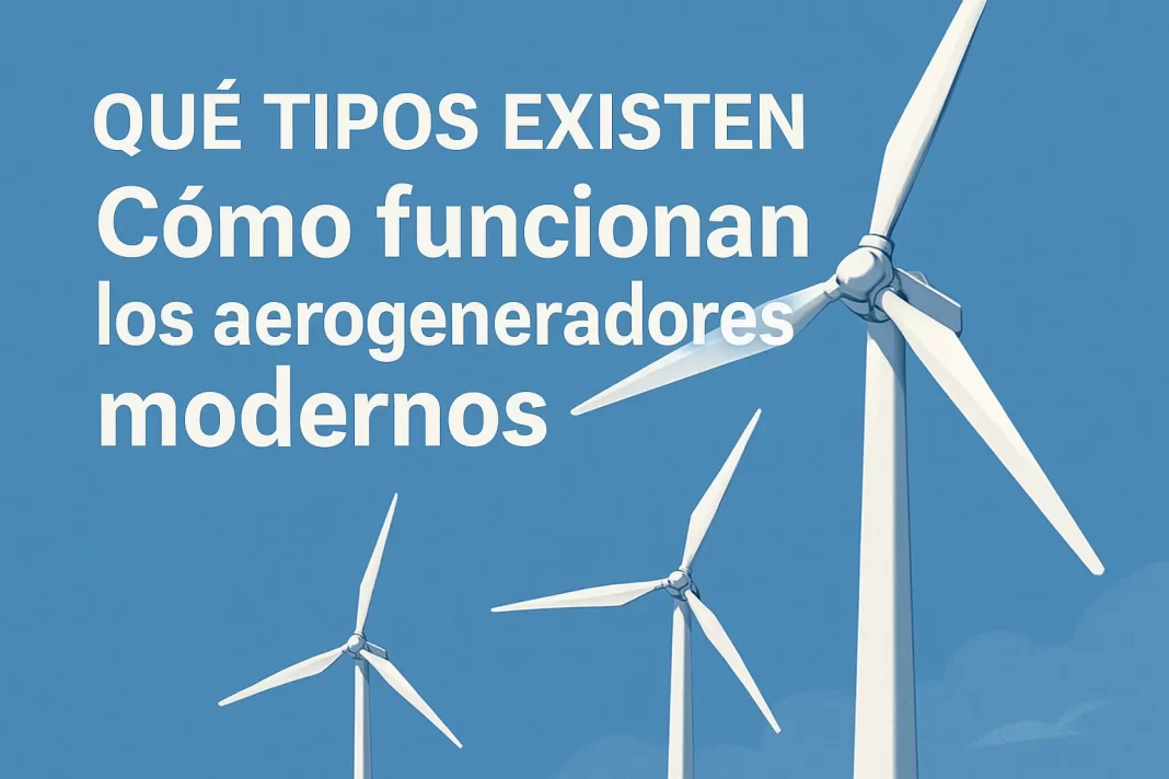 Qué tipos existen y cómo funcionan los aerogeneradores modernos: guía completa