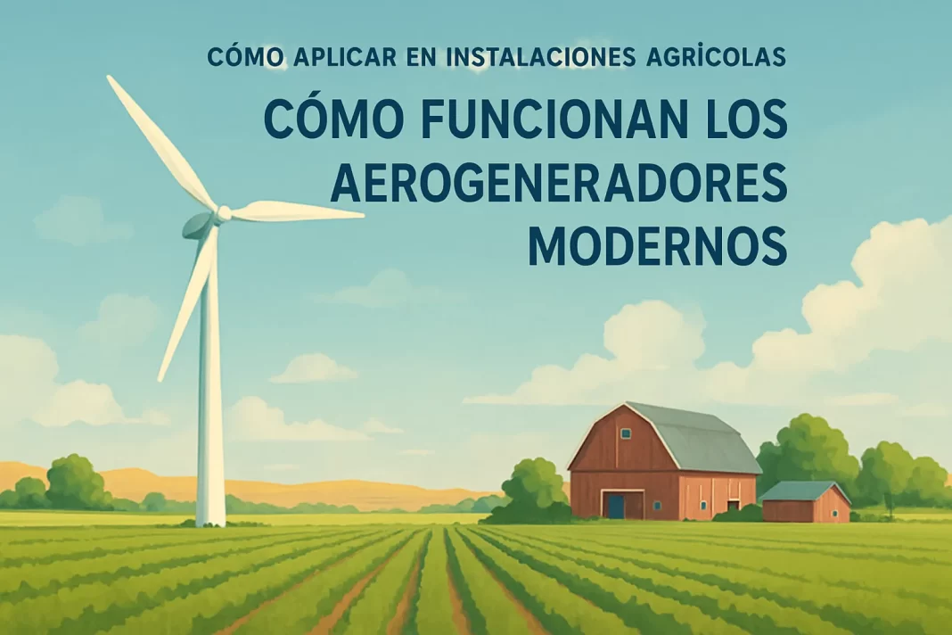 Cómo aplicar en instalaciones agrícolas: guía completa sobre cómo funcionan los aerogeneradores modernos