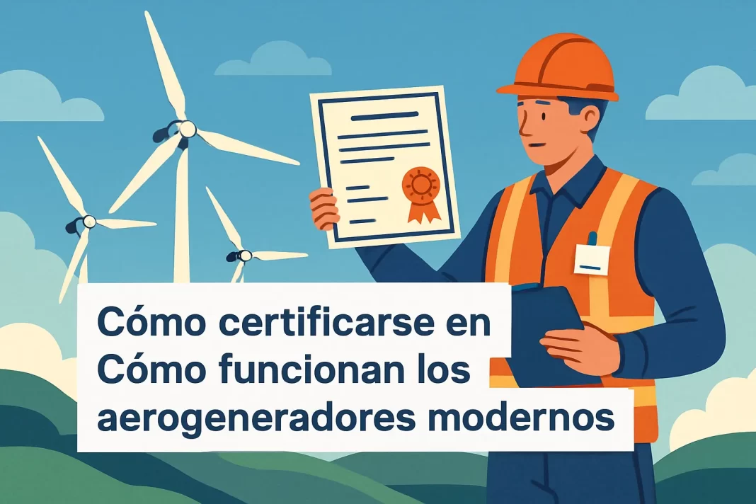 cómo certificarse en Cómo funcionan los aerogeneradores modernos