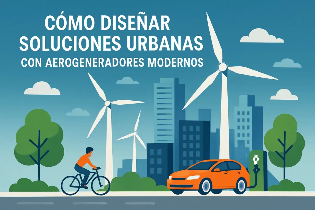cómo diseñar soluciones urbanas con Cómo funcionan los aerogeneradores modernos
