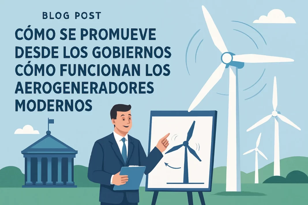 Cómo se promueve desde los gobiernos el uso y desarrollo de aerogeneradores modernos: guía completa