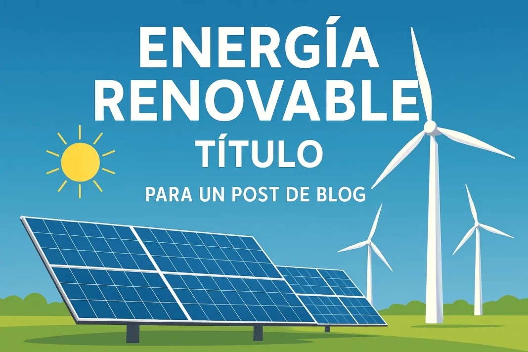 Energía Renovable Título: Guía Completa para Entender su Importancia y Beneficios