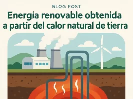 energía renovable obtenida a partir del calor natural de la tierra