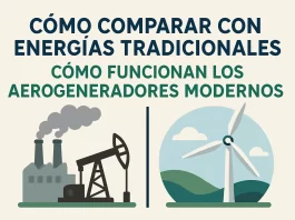 cómo comparar con energías tradicionales Cómo funcionan los aerogeneradores modernos