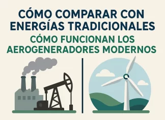 Cómo comparar energías tradicionales y entender cómo funcionan los aerogeneradores modernos cómo comparar con energías tradicionales Cómo funcionan los aerogeneradores modernos