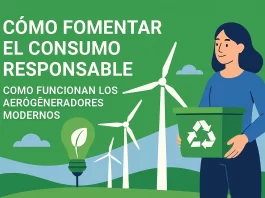 cómo fomentar el consumo responsable de Cómo funcionan los aerogeneradores modernos