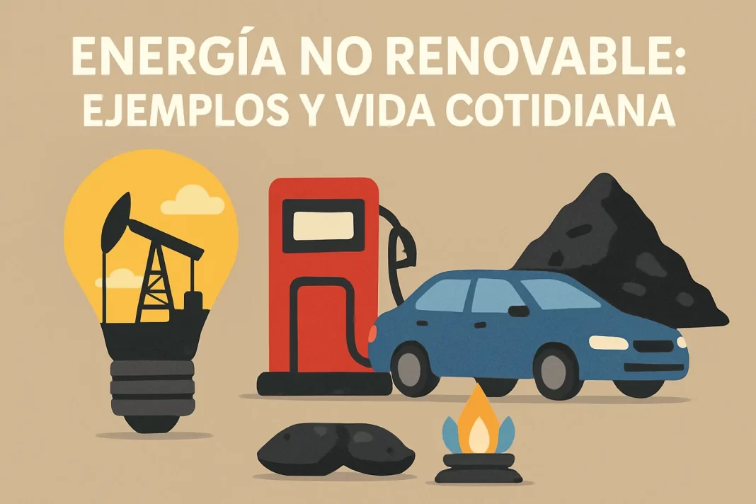 energia no renovable ejemplos vida cotidiana