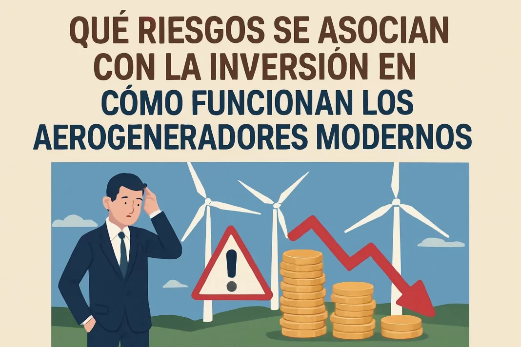qué riesgos se asocian con la inversión en Cómo funcionan los aerogeneradores modernos