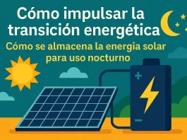 cómo impulsar la transición energética con Cómo se almacena la energía solar para uso nocturno