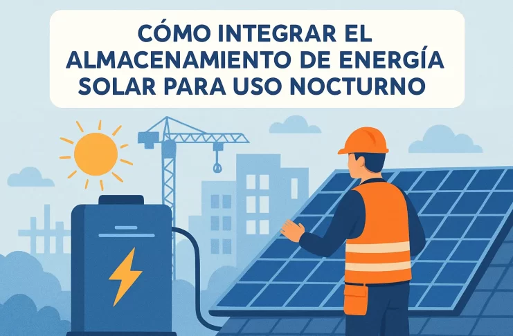 cómo integrar en proyectos de construcción Cómo se almacena la energía solar para uso nocturno