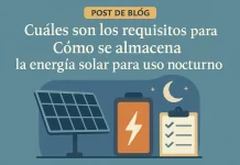 Cuáles son los requisitos legales para cómo se almacena la energía solar para uso nocturno cuáles son los requisitos legales para Cómo se almacena la energía solar para uso nocturno