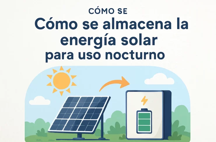 cómo se distribuye la producción de Cómo se almacena la energía solar para uso nocturno