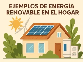 ejemplos de energía renovable en el hogar