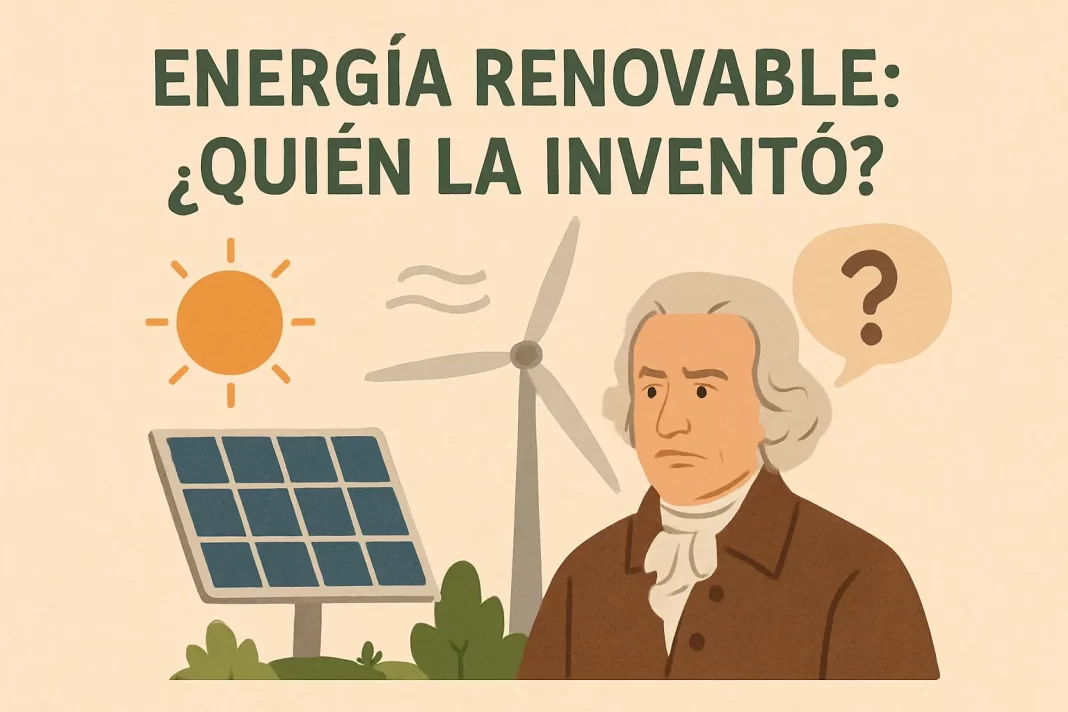 energia renovable quien la invento