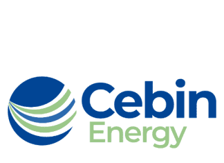Cebin Energy, la primera comercializadora pensada para la comunidad ucraniana y rusoparlante Cebin Energy logo: blue globe motif with green curved stripes and the text 'Cebin Energy'.