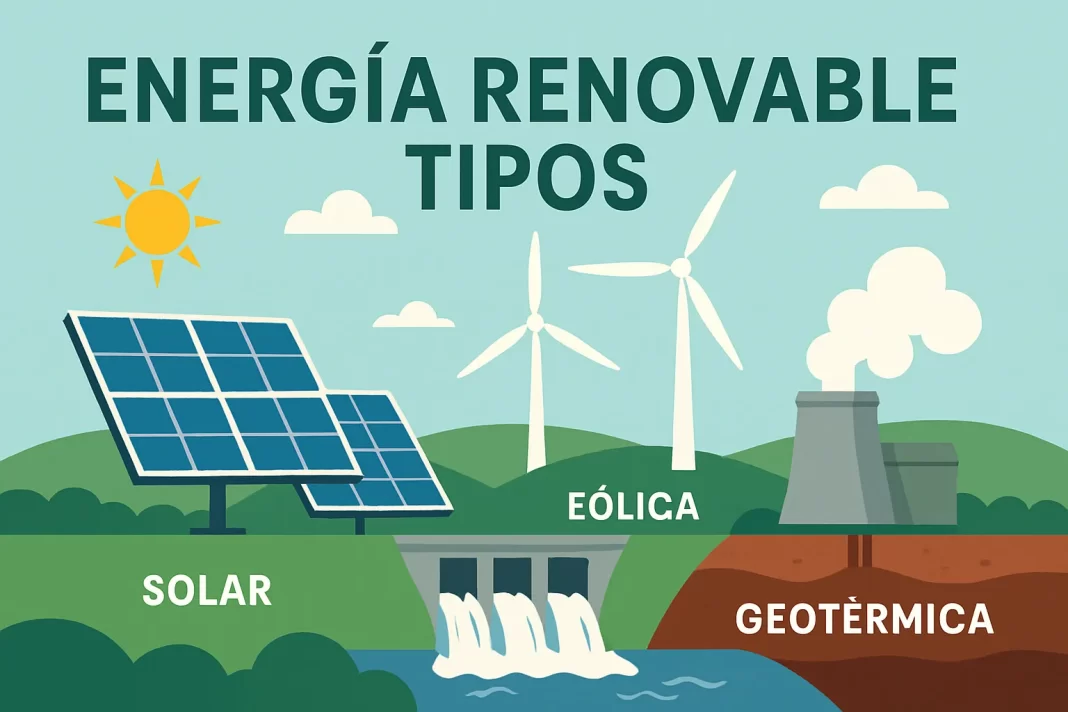 energía renovable tipos