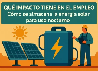Cómo se almacena la energía solar para uso nocturno y su impacto en el empleo qué impacto tiene en el empleo Cómo se almacena la energía solar para uso nocturno