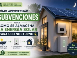 cómo aprovechar subvenciones para Cómo se almacena la energía solar para uso nocturno