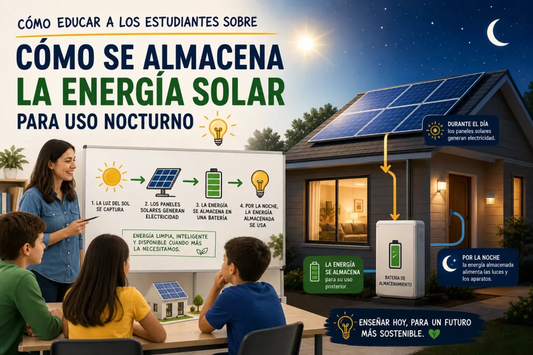 Cómo educar a los estudiantes sobre cómo se almacena la energía solar para uso nocturno: guía práctica y actividades cómo educar a los estudiantes sobre Cómo se almacena la energía solar para uso nocturno
