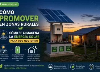Cómo promover en zonas rurales: cómo se almacena la energía solar para uso nocturno cómo promover en zonas rurales Cómo se almacena la energía solar para uso nocturno
