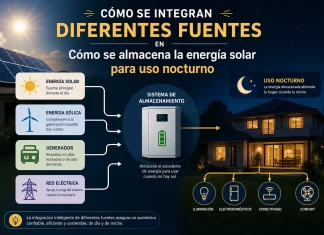 Cómo se integran diferentes fuentes en el almacenamiento de energía solar para uso nocturno cómo se integran diferentes fuentes en Cómo se almacena la energía solar para uso nocturno
