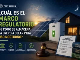 cuál es el marco regulatorio de Cómo se almacena la energía solar para uso nocturno
