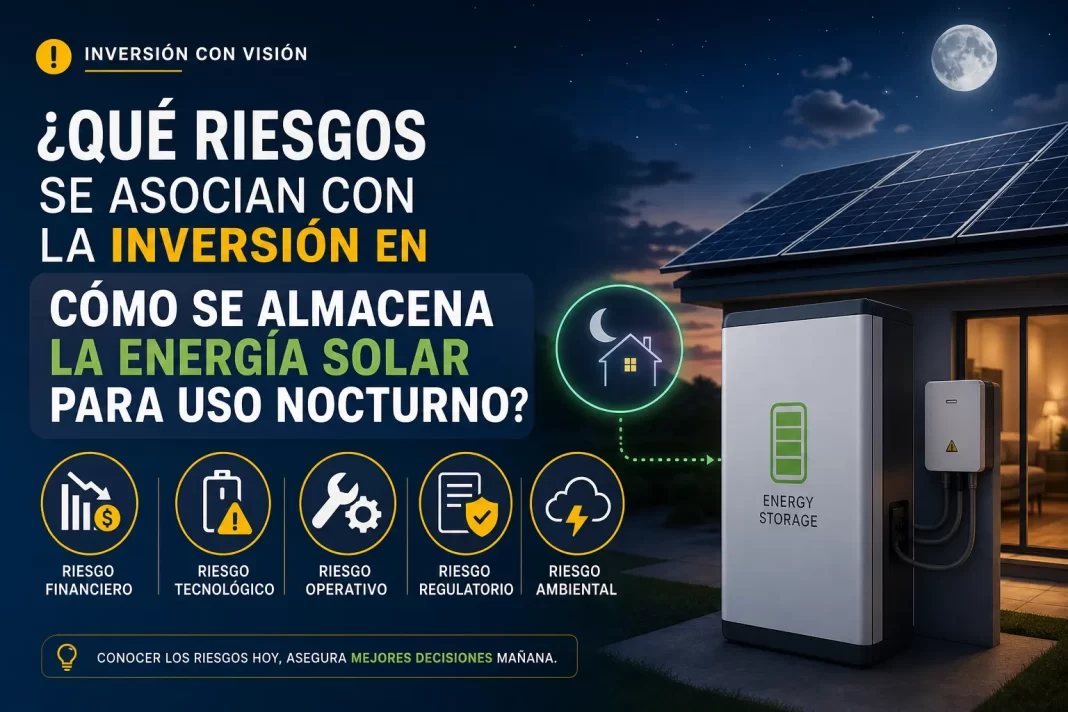 Qué riesgos se asocian con la inversión en cómo se almacena la energía solar para uso nocturno y cómo mitigarlos qué riesgos se asocian con la inversión en Cómo se almacena la energía solar para uso nocturno