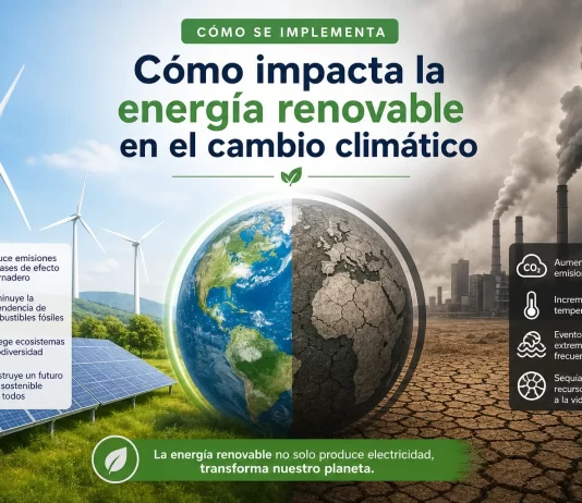 Cómo se implementa la energía renovable y su impacto en el cambio climático cómo se implementa Cómo impacta la energía renovable en el cambio climático