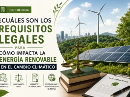 cuáles son los requisitos legales para Cómo impacta la energía renovable en el cambio climático